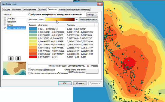 Контуры с заливкой Контуры с заливкой