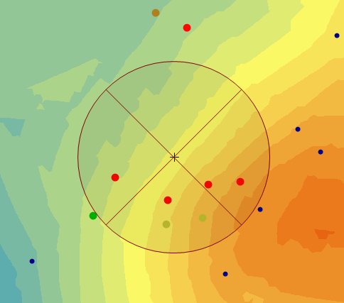 Поверхность проинтерполированных значений ArcGIS Geostatistical Analyst Extension Поверхность проинтерполированных значений ArcGIS Geostatistical Analyst Extension