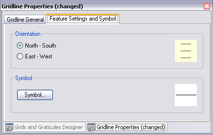 Gridlines Properties Direction tab Gridlines Properties Direction tab