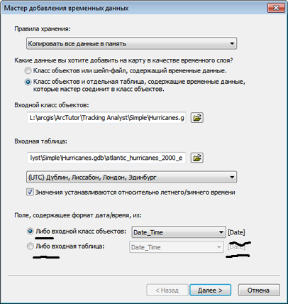 Мастер добавления временных данных для данных, содержащих сложные временные события Мастер добавления временных данных для данных, содержащих сложные временные события