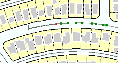 Создание центральной линии для улиц с помощью трассировки со смещением границ участков