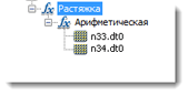 Функция Растяжки (Stretch) влияет на статистику, вычисленную на уровне растрового элемента