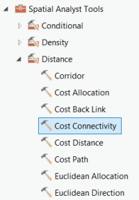 Browsing to the Cost Connectivity tool