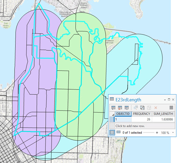 bicycle distance map