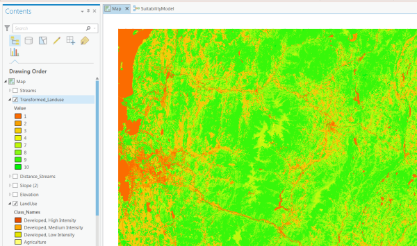 Output Transformed_Landuse layer