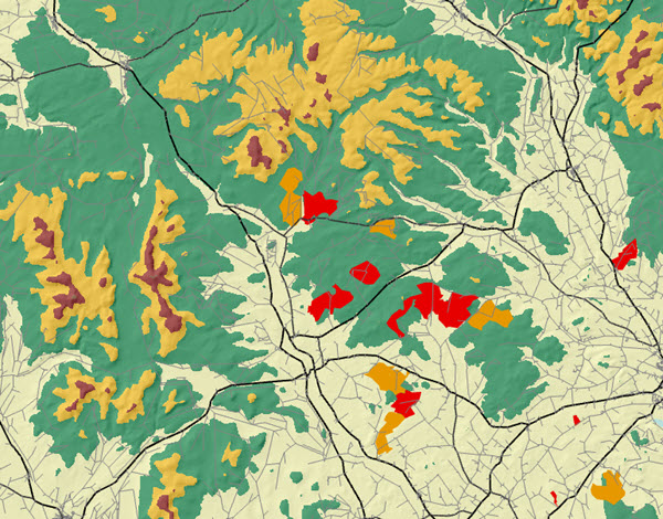 Wind farm proposals that passed the environmental impact study