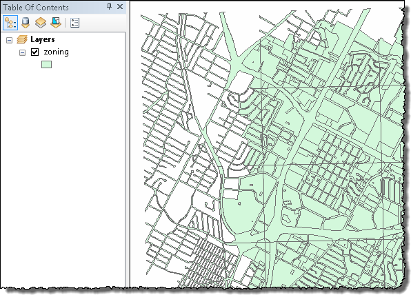 ArcMap 内容列表