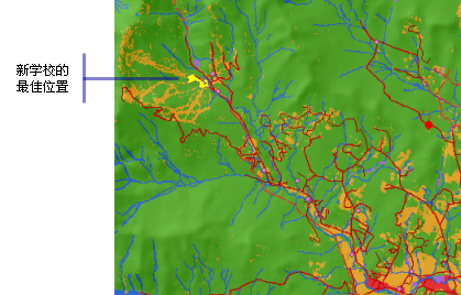 新学校最佳位置地图