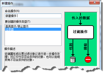 为新建操作选择过滤器图层操作。