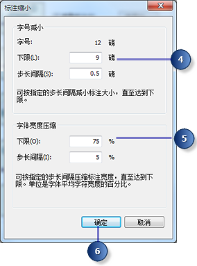 标注缩小