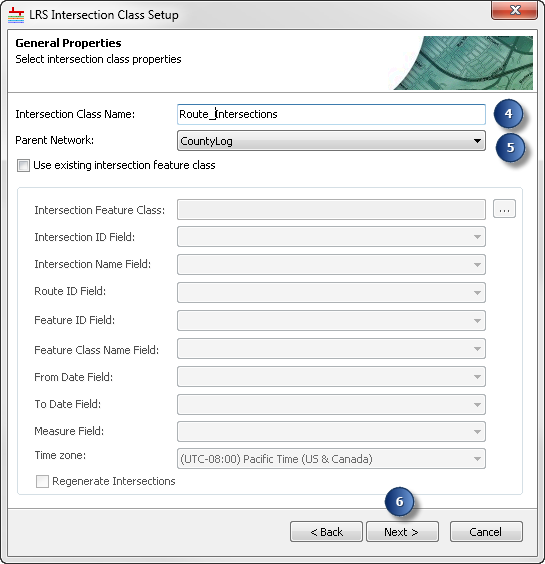 General Properties dialog box