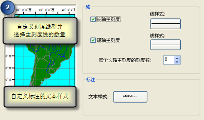 格网和经纬网向导 - 创建经纬网