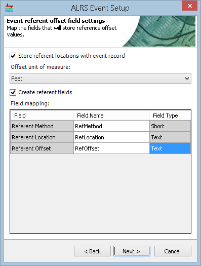 Populating field names