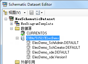 ESRI Sde 数据源集，主条目示例