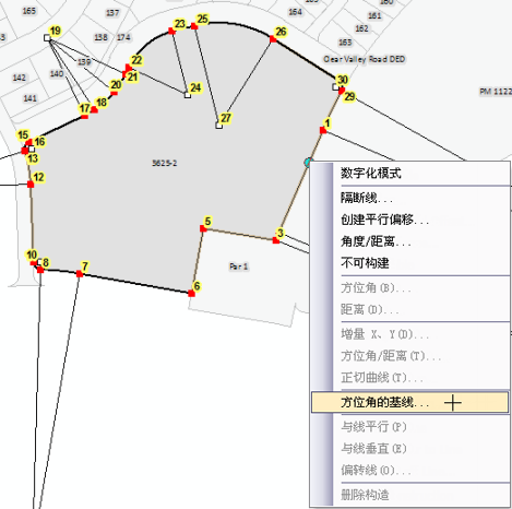 方位角的基线