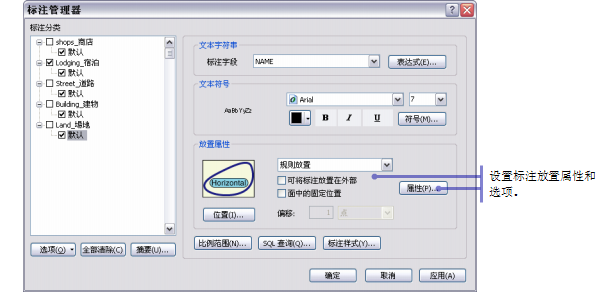 使用 Maplex 标注引擎时的标注管理器