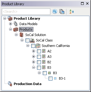 Product Library window