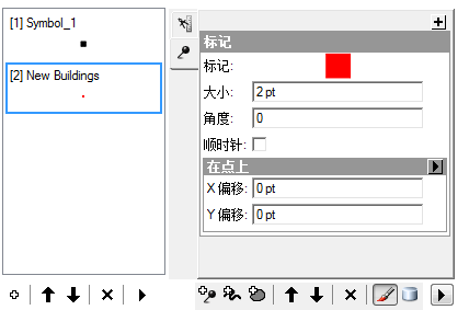 标记符号大小设置为 2 磅