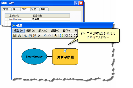 模型构建器中没有输出的工具