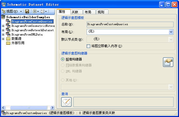 创建的 DiagramsFromCustomQueries