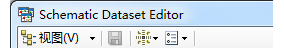 逻辑示意图数据集编辑器工具条