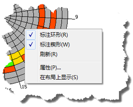 单击数据圆环图快捷菜单中的“属性”