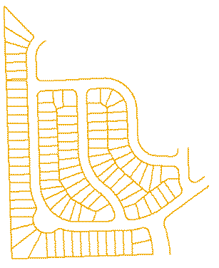 生成的所有新线要素 生成的所有新线要素
