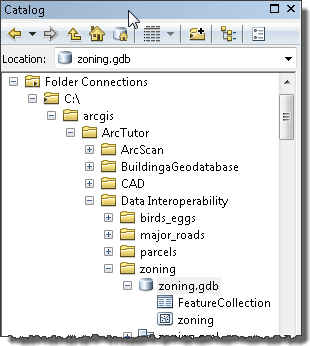Catalog window Catalog window