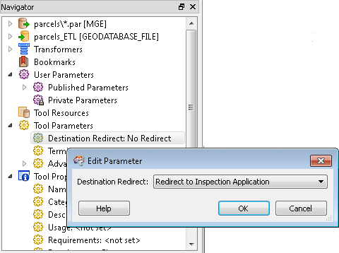 Redirect to Inspector Application Redirect to Inspector Application