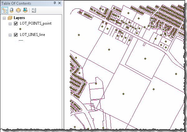 ArcMap results ArcMap results