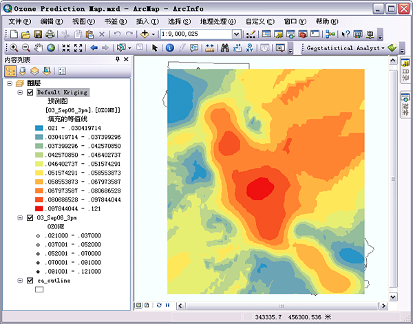 臭氧地图 臭氧地图