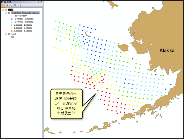 示例 2:使用自然间断点的分类符号 示例 2:使用自然间断点的分类符号