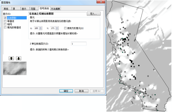 山体阴影 山体阴影