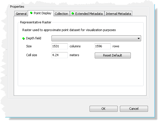 Point Display tab Point Display tab