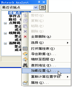 单击快捷菜单中的“加载位置” 单击快捷菜单中的“加载位置”