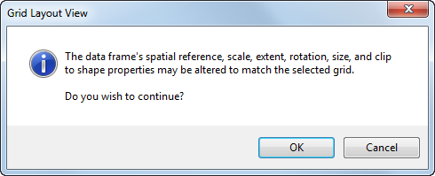 Grid Layout View dialog box Grid Layout View dialog box