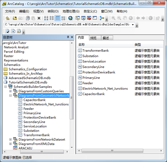 逻辑示意图类项目下的逻辑示意图要素类 逻辑示意图类项目下的逻辑示意图要素类