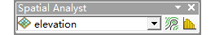 Spatial Analyst 工具条 Spatial Analyst 工具条