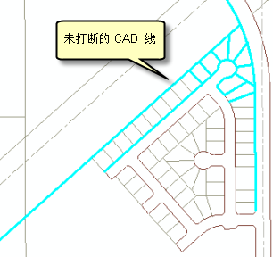 复制并粘贴未打断的 CAD 线