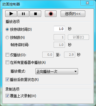 “动画控制器”对话框