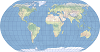 自然地球地图投影示例