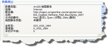 ArcGIS 地图服务数据源