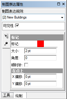 “制图表达属性”窗口