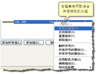 取消类别分组